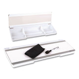 Quartet® Flip-Top Glass Dry Erase Desktop Pad, 18 x 6, White Surface (QRTQ090F04R) Each
