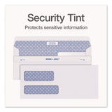 Quality Park™ Reveal-N-Seal Envelope, Security Tint, #10, Commercial Flap, Self-Adhesive Closure, 4.13 x 9.5, White, 500/Box (QUA1014438) Box of 500
