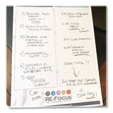 RE-Focus The Creative Office Premium Legal To-Do/Appointment List Pads, List Format, (30) Light Blue/Dark Blue/White Marble 8.5 x 11 Sheets, 2/Pack (RFCBLUELEGALPAD) Pack of 2