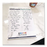 RE-Focus The Creative Office Premium Legal To-Do/Appointment List Pads, List Format, (30) Light Blue/Dark Blue/White Marble 8.5 x 11 Sheets, 2/Pack (RFCBLUELEGALPAD) Pack of 2