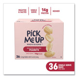 Pick Me Up Provisions™ Roasted and Salted Peanuts, 2 oz Pouch, 36/Box (PIEPM62983) Box of 36