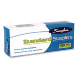 Swingline® Standard Staples, 0.25" Leg, Steel, 5,000/Box, 100 Boxes/Carton (SWI35108CT) Case of 500