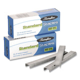 Swingline® Standard Staples, 0.25" Leg, Steel, 5,000/Box, 100 Boxes/Carton (SWI35108CT) Case of 500