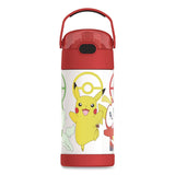 Thermos® FUNtainer Pokemon Stainless Steel Vacuum Insulated Water Bottle, 12 oz, Multicolor (THZF4105PM6M) Each