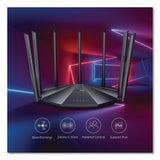 Tenda AC23 AC2100 Dual-Band Gigabit Wireless Router, 4 Ports, Dual-Band 2.4 GHz/5 GHz (TNDAC23) Each