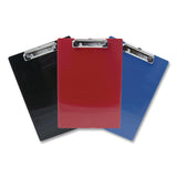 Saunders Recycled Plastic Clipboard, 0.5" Clip Capacity, 8.5 x 11 Sheets, Assorted Colors, 3/Pack (SAU2260130014) Pack of 3