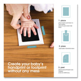 pearhead® Babyprints Clean-Touch Ink Pad, Newborn Size Accommodates Hand/Feet Up to 2.25" x 3.5", Clean-Touch Ink Pad/(2) Imprint Cards (PEH00007) Each
