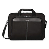 Targus® Classic Slim Laptop Briefcase, Fits Devices Up to 16", 16.75 x 3.25 x 12.8, Black (TRGTCT027US) Each