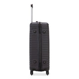 TUCCI VOYAGE Vertice ABS 2-Piece Luggage Set, Black (TUIV000102PCBLK) Each