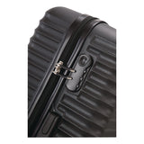 TUCCI VOYAGE Vertice ABS 2-Piece Luggage Set, Black (TUIV000102PCBLK) Each