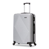 TUCCI VOYAGE Vertice ABS 2-Piece Luggage Set, Silver (TUIV000102PCSLV) Each