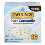 TWININGS® Tea Bags, Pure Camomile, 0.05 oz Tea Bag, 50/Box (TWGTNA53651) Box of 50