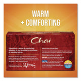 TWININGS® Tea Bags, Chai Black Tea, 0.07 oz Tea Bag, 50/Box (TWGTNA55503) Box of 50