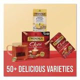 TWININGS® Tea Bags, Chai Black Tea, 0.07 oz Tea Bag, 50/Box (TWGTNA55503) Box of 50