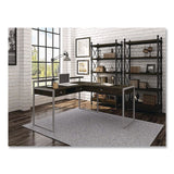 Whalen® Asherton L-Shaped Corner Desk, 60" x 60" x 35.88" (Left) and 30" (Right), Fawn Aged Oak/Titanium (WHLSPUSASHD) Each
