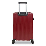 TUCCI FORTE Banda ABS 3-Piece Luggage Set, Red (TUIF000203PCRED) Each