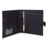 It's Academic D-Ring Non-View Binder, 3 Rings, 1" Capacity, 8.5 x 11, Black (AMX92875) Each