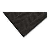 M+A Matting WaterHog Max Herringbone Classic Mat, Rectangular, Black Smoke Surface, 45" x 70" (ANM22407046170) Each