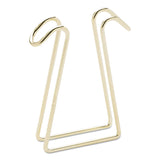 Artistic® Double-Sided Coat Clip Cubicle Accessory, Metal, Brass (AOPAOPT1309) Each