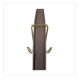 Artistic® Double-Sided Coat Clip Cubicle Accessory, Metal, Brass (AOPAOPT1309) Each