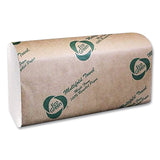 Eco Green® Multi-Fold Recycled Paper Towels, 1-Ply, 9.25 x 9.5, Natural White, 250/Pack, 16 Packs/Carton (APAEN416) Case of 4000