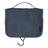 Brookstone® Fabric Toiletry Bag, 8.66 x 3.35 x 8.46, Blue (BKTBNKM0001) Each