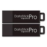 Centon DataStick Pro USB 3.2 Type A Flash Drive, 512 GB, Black, 2/Pack (CELS1U3P6512G2) Pack of 2