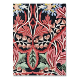 CHRONICLE BOOKS Liberty London Embroidered Cover Journal, Floral Artwork, Medium/College Rule, Green/Pink/White Cover, (50) 10 x 7 Sheets (CHB978073536557) Each