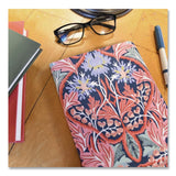 CHRONICLE BOOKS Liberty London Embroidered Cover Journal, Floral Artwork, Medium/College Rule, Green/Pink/White Cover, (50) 10 x 7 Sheets (CHB978073536557) Each