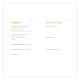 CHRONICLE BOOKS Guided Journal: Calm the Chaos - A Daily Practice for a More Peaceful Life, White/Gold Cover, (72) 7 x 5 Sheets (CHB978145216995) Each