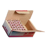 CONTROLTEK® Pennies Coin Box, Accommodates $25 in Pennies, 15.5" x 19.25" x 4.5", Red/Kraft, 50/Pack (CNK560059) Pack of 50