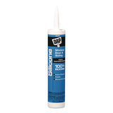 DAP® 100 Percent Silicone Rubber Sealant, 9.8 oz Capsule/Cartridge, White, 12/Pack (DAP7079808646) Each