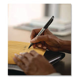 Ticonderoga® RediSharp+ Permanent Markers, Fine Tip, Black (DIX98207EA) Each
