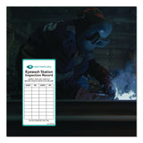 NeutraFlush® Eyewash Station Inspection Label, "Eyewash Station Inspection Record/Chart", 6" x 3", Green/Black/White (AOHNFSIT01) Each