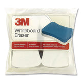 3M™ Whiteboard Eraser, 4.8 x 2.3 x 1.2, Blue/White, 2/Pack (FAO581WBE) Pack of 2