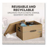 Bankers Box® SmoothMove Basic Moving Boxes, Regular Slotted Container (RSC), Small, 12 x 15 x 10, Kraft, 5/Bundle (FEL7714212) 1 BD