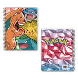 Innovative Designs Licensed Spiral Notebook, Pokemon, 1-Subject, Wide/Legal Rule, Multicolor Cover, (70) 10.5 x 8 Sheets (IDI716135POKSA) Each