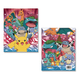 Innovative Designs Licensed Two-Pocket Folder, Pokeman, Side: 3-Hole Punched, Accommodates (50) 11 x 8.5 Sheets, Multicolor (IDI716137POKSA) Each