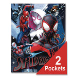 Innovative Designs Licensed Two-Pocket Folder, Marvel Spiderman, Side: 3-Hole Punched, Accommodates (50) 11 x 8.5 Sheets, Multicolor (IDI716173SPCSA) Each