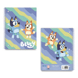 Innovative Designs Licensed Spiral Notebook, Bluey and Bingo, 1-Subject, Wide/Legal Rule, Multicolor Cover, (70) 10.5 x 8 Sheets (IDI717158BLUSA) Each