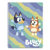 Innovative Designs Licensed Spiral Notebook, Bluey and Bingo, 1-Subject, Wide/Legal Rule, Multicolor Cover, (70) 10.5 x 8 Sheets (IDI717158BLUSA) Each