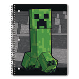Innovative Designs Licensed Spiral Notebook, Minecraft, 1-Subject, Wide/Legal Rule, Multicolor Cover, (70) 10.5 x 8 Sheets (IDI717326MCRSA) Each