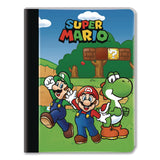 Innovative Designs Licensed Composition Book, Super Mario, Wide/Legal Rule, Multicolor Cover, (100) 9.75 x 7.5 Sheets (IDI717850MBSA) Each