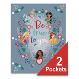 Innovative Designs Licensed Two-Pocket Folder, Disney Princesses, Side: 3-Hole Punched, Accommodates (50) 11 x 8.5 Sheets, Multicolor (IDI718358PRSA) Each