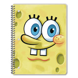 Innovative Designs Licensed Spiral Notebook, Spongebob, 1-Subject, Wide/Legal Rule, Multicolor Cover, (70) 10.5 x 8 Sheets (IDI719132SBSA) Each