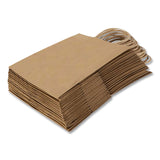 Inteplast Group Get Reddi Paper Bags, Mercado Size, 65# Basis Weight, Twisted Rope Handles, 13 x 7 x 17, Brown, 250/Carton (IBSKRFTW13717) Case of 250