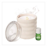 Lifelines® Aromatherapy Essential Oil Flameless Candle Diffuser, Rosemary and Lemon Essential Oil, 5.5 x 5.5 x 5.5, Ivory (LLN111617) Each