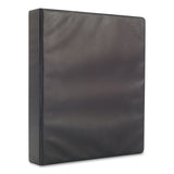 Simply™ Round Ring Non-View Binder, 3 Rings, 1.5" Capacity, 11 x 8.5, Black (MPL26593) Each