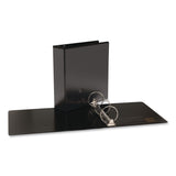 Simply™ Round Ring View Binder, 3 Rings, 3" Capacity, 11 x 8.5, Black, 6/Carton (MPL2372121690) Case of 6