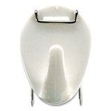 Officemate Cubicle Hooks, White, 5/Pack (OIC509803) Pack of 5